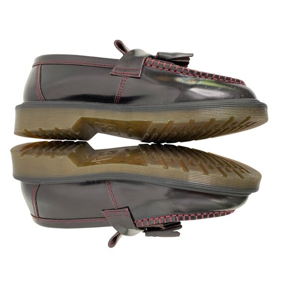 Dr. Martens Adrian Tassel Loafers Size 7 M US 8 L US Burgundy Y10666 Unisex - Picture 11 of 12